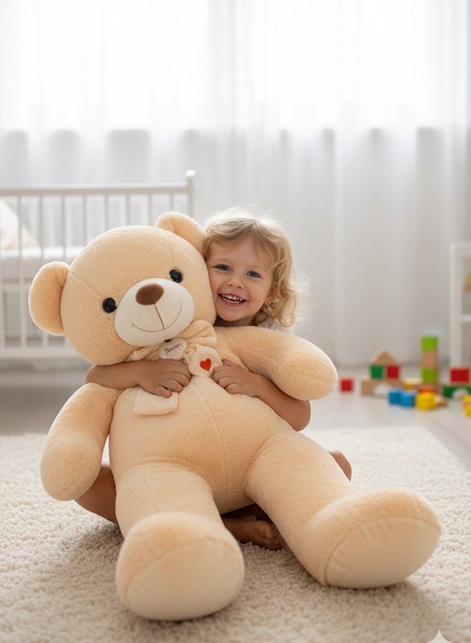Toyland دب تيدي عملاق 130 سم لعبة قماشية ناعمة - Image 2